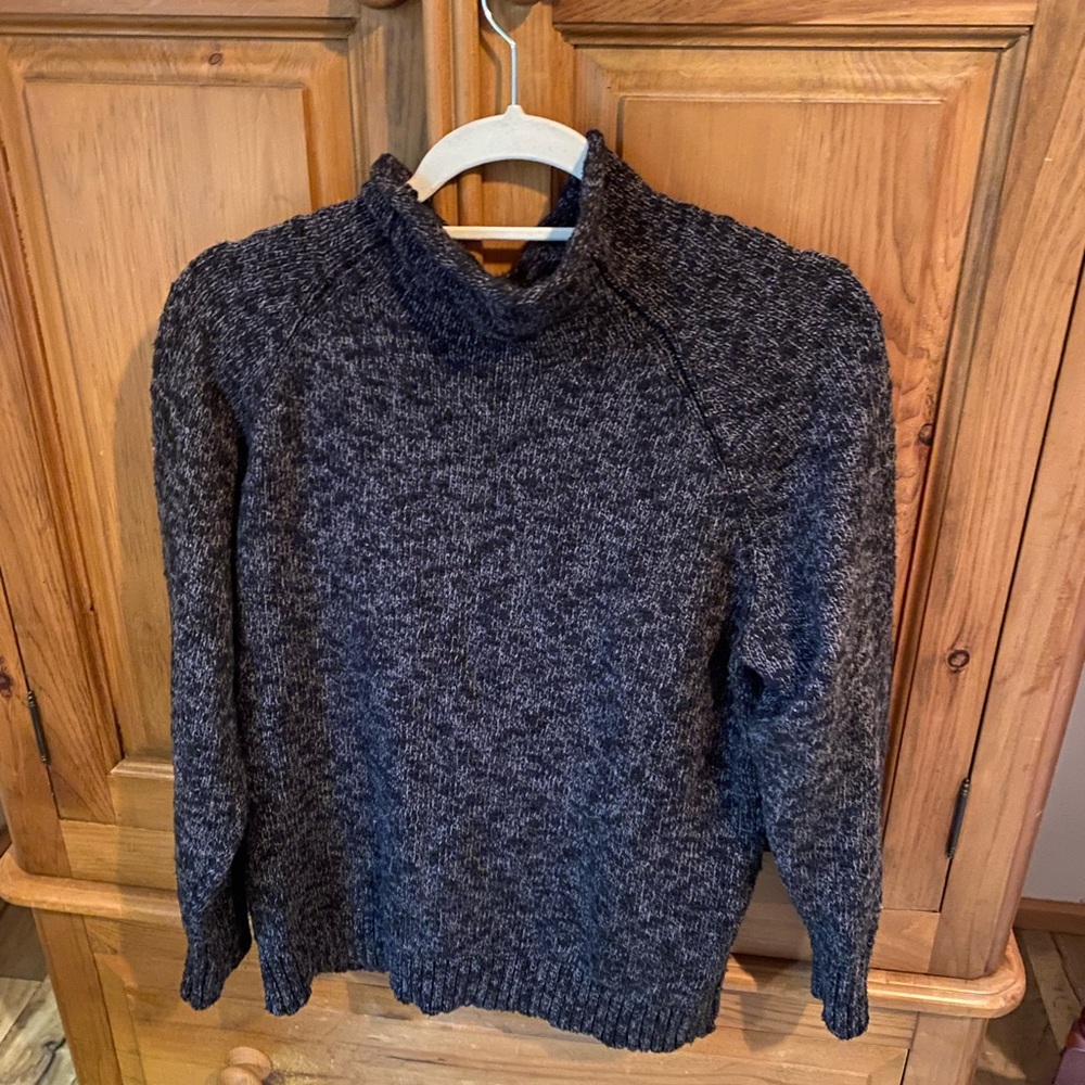 Women's Cotton Ragg Sweater, Funnelneck Pullover